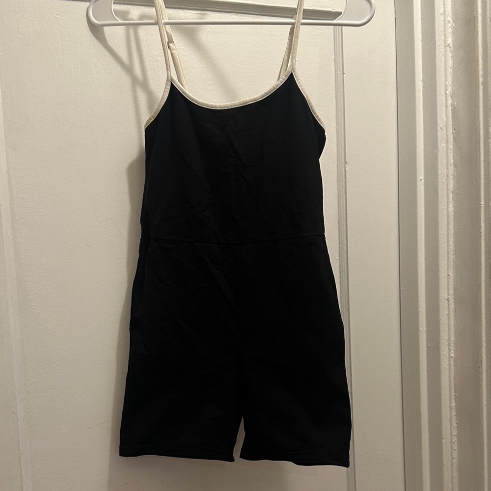 Edikted Contrast Trim Black Jumpsuit - Preloved